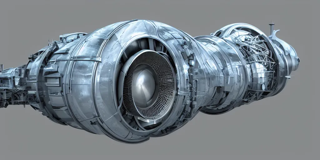 Image similar to siemens futuristic gas turbine, masterpiece, blizzard pixar maya engine global illumination lighting artstation