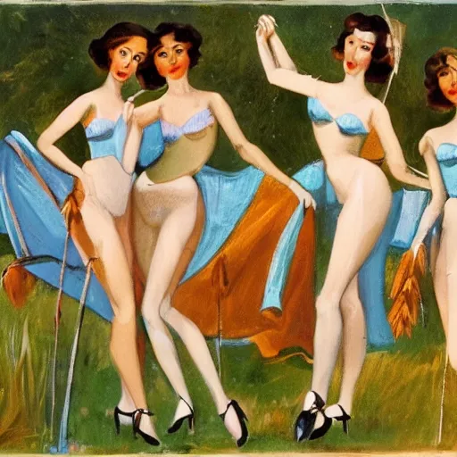 Image similar to les demoiselles de rochefort