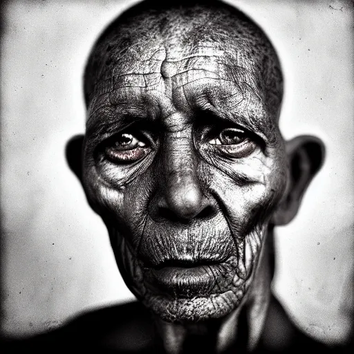 Image similar to portrait of a martian by lee jeffries