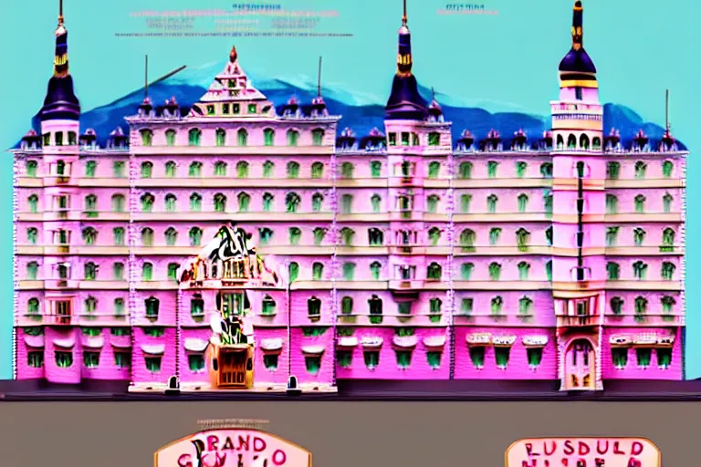 Prompt: highly detailed vector art of The Grand Budapest Hotel by Wes Anderson, hyperrealistic, photorealistic, artstyle, highly detailed, sharp