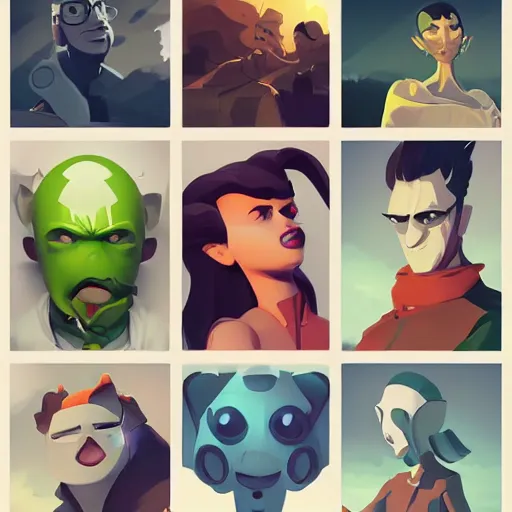 Image similar to face icon stylized minimalist toxic crusaders, loftis, cory behance hd by jesper ejsing, by rhads, makoto shinkai and lois van baarle, ilya kuvshinov, rossdraws global illumination