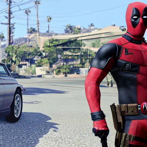 Gta 5 clearance deadpool outfit