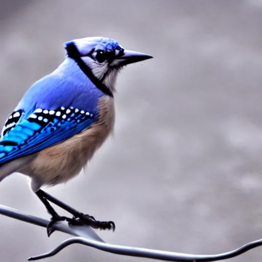 Image similar to bluejay using a computer