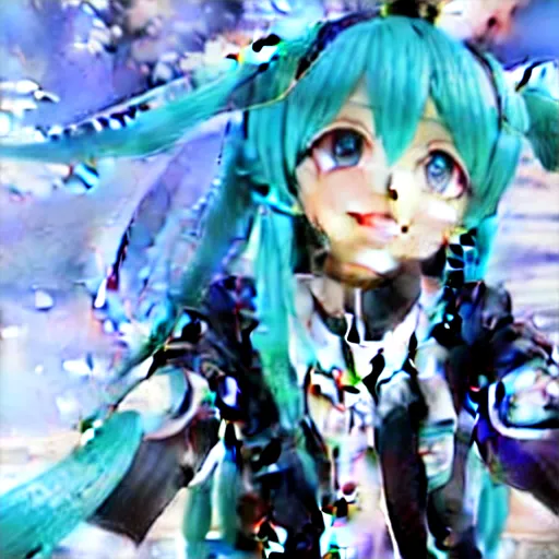 Image similar to hatsune miku, official media