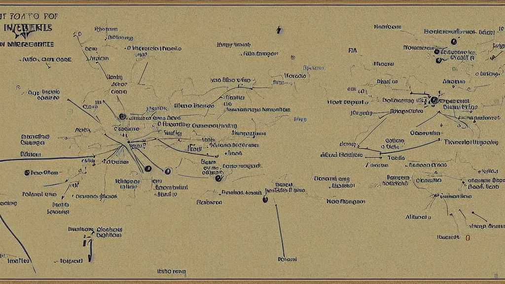 Image similar to map showing a few of the more important of the 2,000 sites known to science