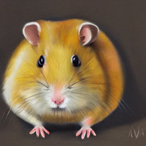 Image similar to portrait of anthropomorphic hamster, realism