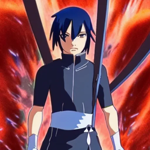 Image similar to Remi Malek as sasuke Sword Art Online Movie Adaptation