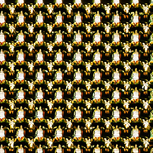 Prompt: a minimalistic seamless pattern made from bees