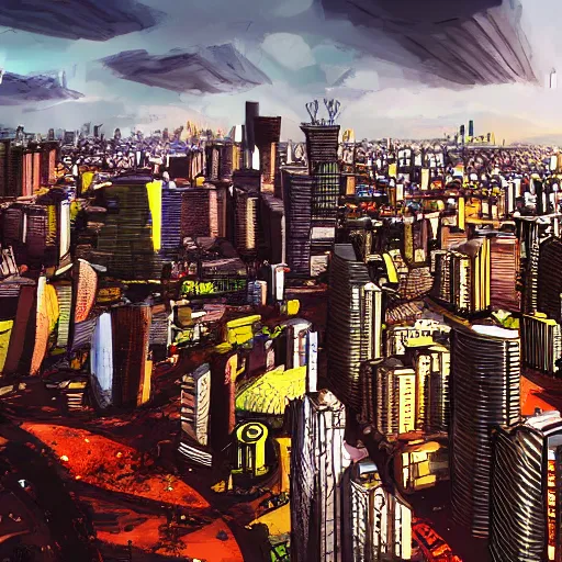 Prompt: city of Nairobi as a modern metropolis elegant, concept art, sharp focus, digital art, smooth defined outlines