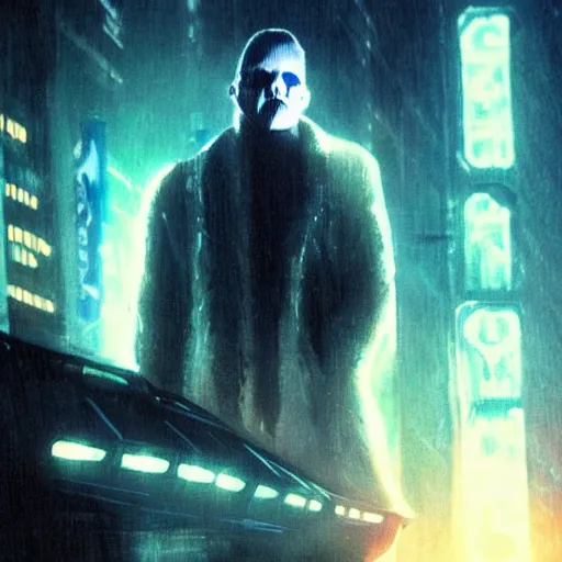 Image similar to sans in blade runner