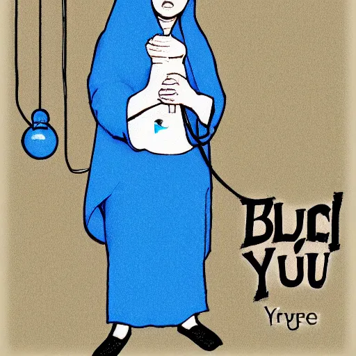 Image similar to blue nun, clutch yo - yo, trans rights