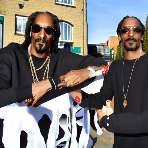 Prompt: snoop dogg in barnsley