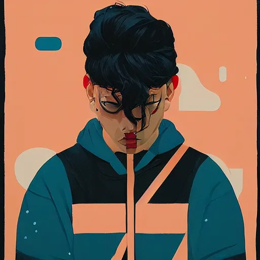 Image similar to Supreme profile picture by Sachin Teng, asymmetrical, Organic Painting , Matte Painting, geometric shapes, hard edges, graffiti, street art:2 by Sachin Teng:4