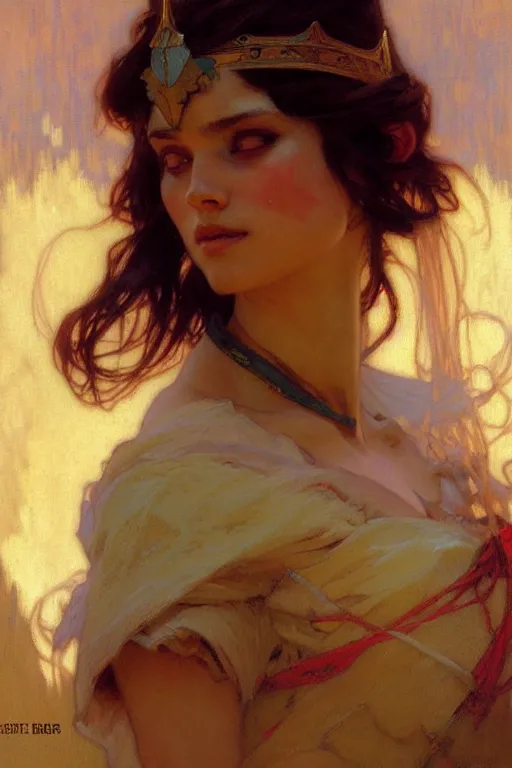 Prompt: princess, painting by gaston bussiere, craig mullins, greg rutkowski, alphonse mucha