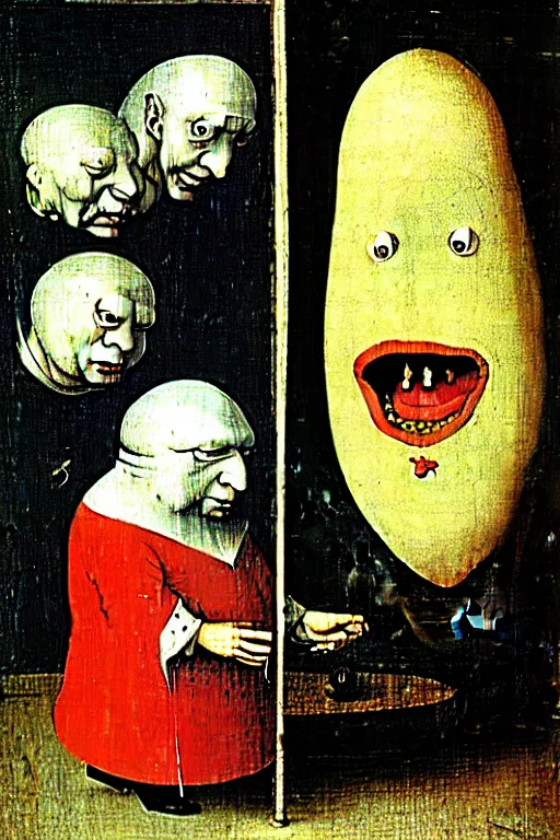 Image similar to hieronymus bosch humpty dumpty