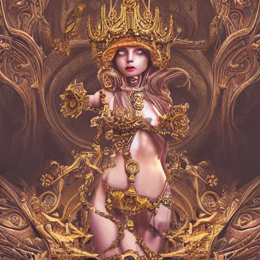 Image similar to ornate princess, breathtaking surreal intricate detailed octane render