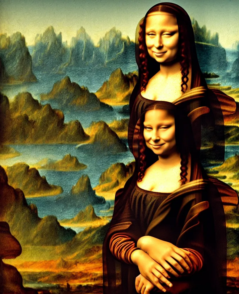 Image similar to mariah carey as the mona lisa by leonardo davinci