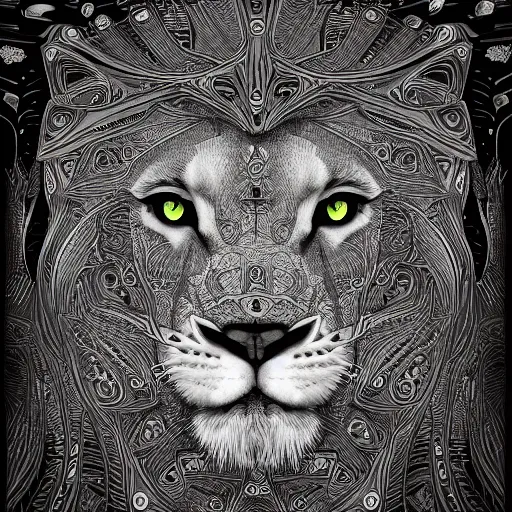 Image similar to professional photograph portrait of lioness anthropomorphic princess, intricate complexity, manga styling, symmetry, subsurface scatter, drum scanner, 8k render