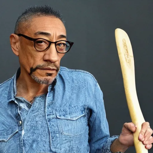 Image similar to giancarlo esposito holding an axe