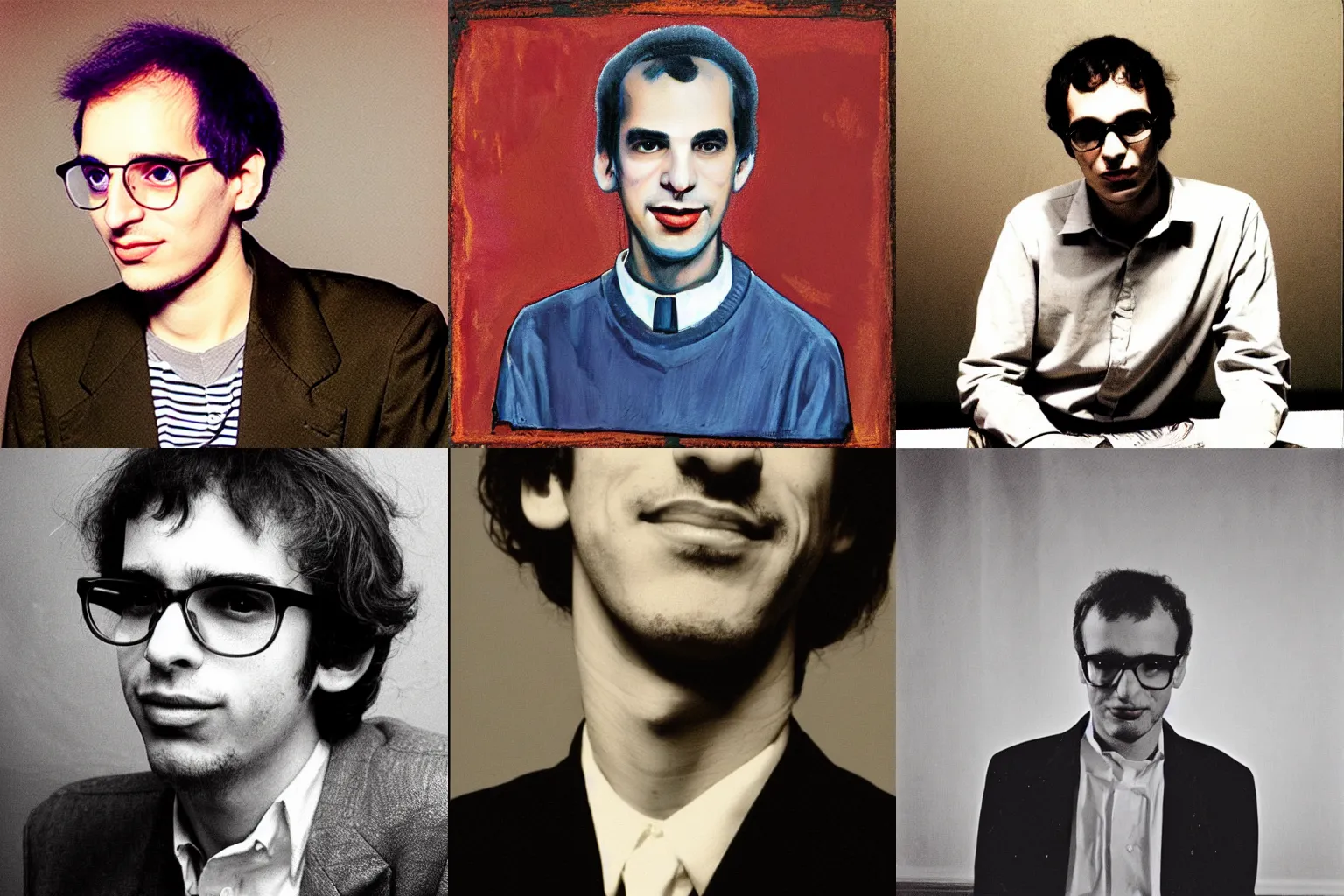 Prompt: “portrait of a young Donald fagen, by Norman Saunders”