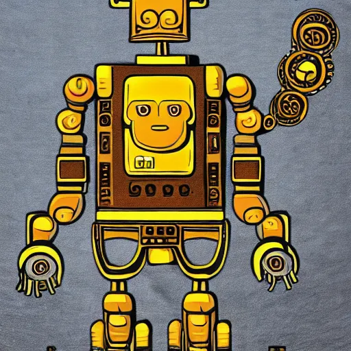 Image similar to robot god