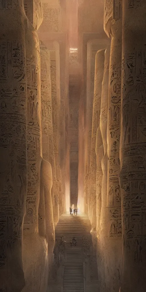 Image similar to symmetry!! egyptian gods in the valley of kings, surreal, dreamlike, lucid dream, very detailed, perfect lighting, perfect composition, 4 k, artgerm, derek zabrocki, greg rutkowski