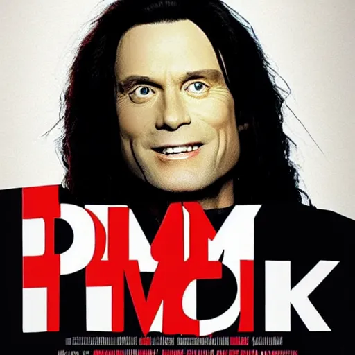 Image similar to tommy wiseau from the room ( 2 0 0 3 ) with the words'oh hi mark'written, poster, perfect kerning