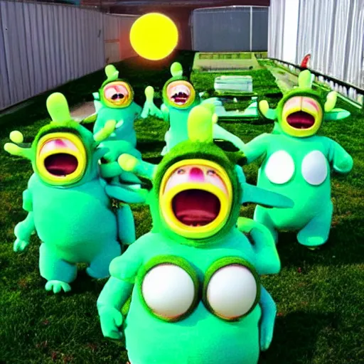 Image similar to Crazy Frog Teletubbies!!!