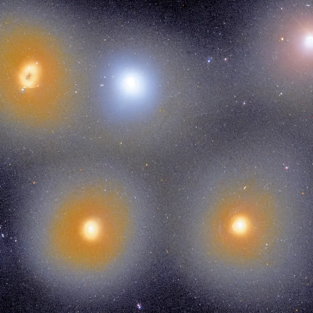 Image similar to gravitational lensing of a pulsar | james webb telescope, deep space, hyper detailed