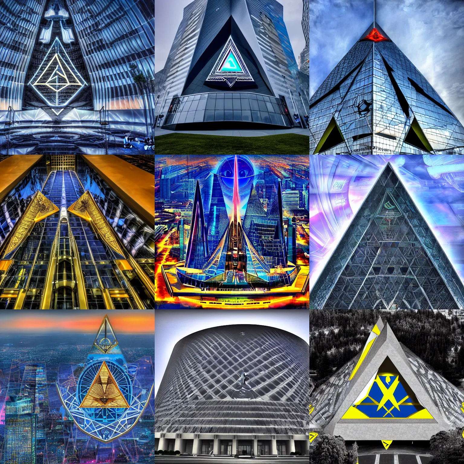 Prompt: illuminati headquarters, photograph, 4k, HDR,