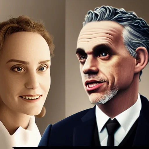 Image similar to Jordan Peterson as a woman