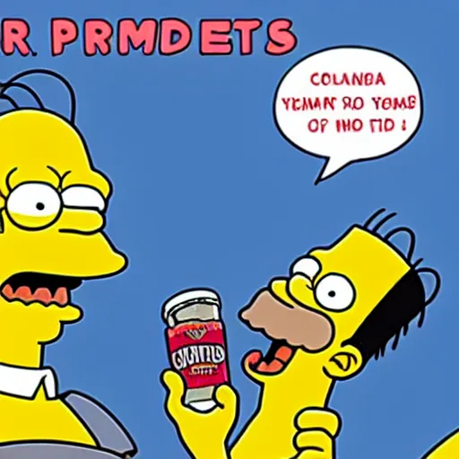 Prompt: Homer Simpsons as president of the United States