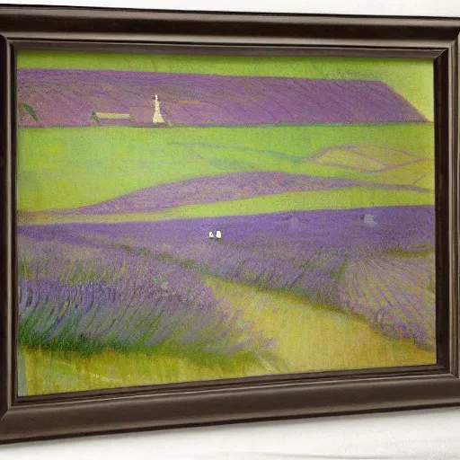 Image similar to field of lavender in france by james abbott mcneill whistler