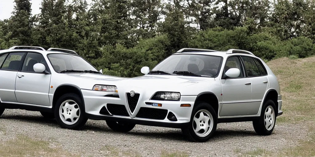 Prompt: “1990s Alfa Romeo Stelvio”