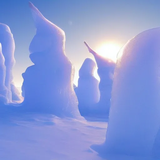 Image similar to hd wallpaper of ice castles in the north pole