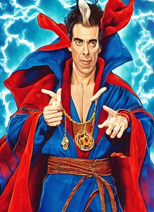 Image similar to Cosmo Kramer as Dr. Strange