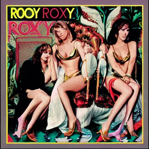 Prompt: roxy music album cover