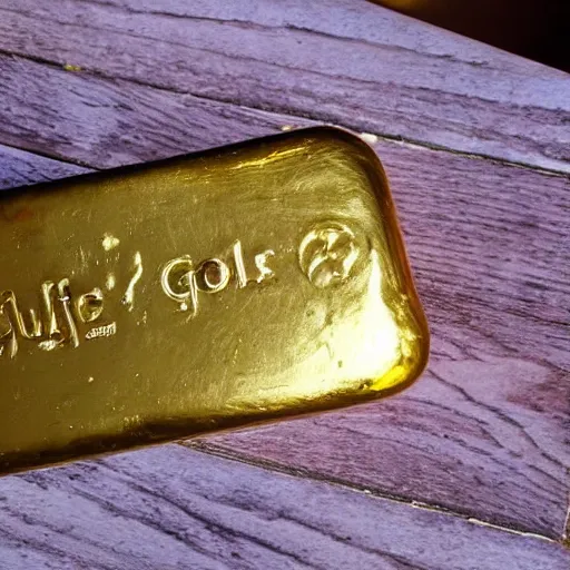 I made a pure GOLD bar! 