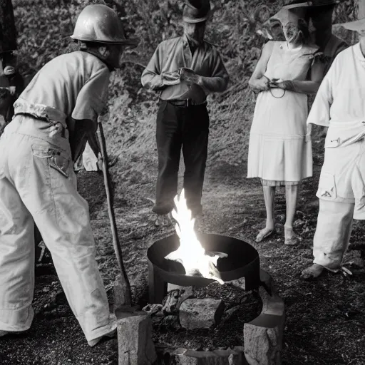 Image similar to new fire ceremony, leica m 9, voigtlander 3 5 mm, depth of field, 1 9 3 0 s