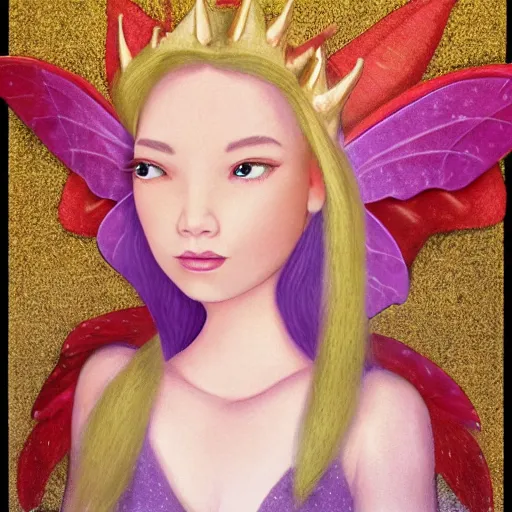 Image similar to portrait of fairy princess