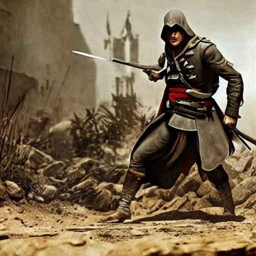 Prompt: assassins creed ww 1