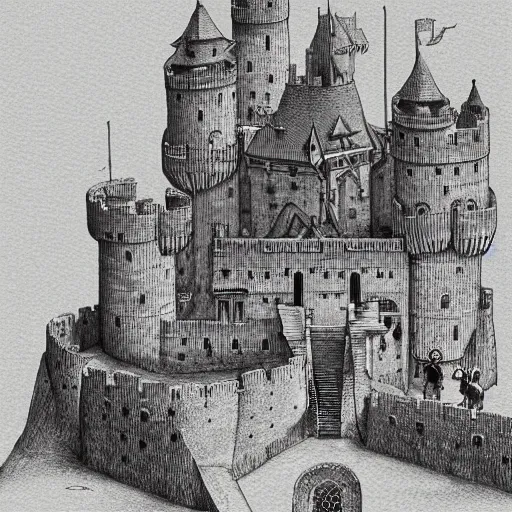 32,000+ Medieval Castle Drawing Pictures