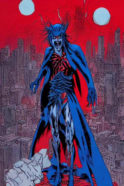 Image similar to morbius by moebius