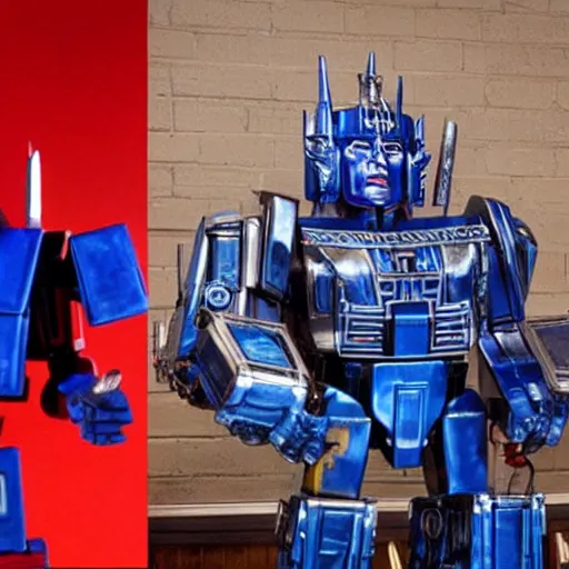 Image similar to Danny DeVito as Optimus Prime