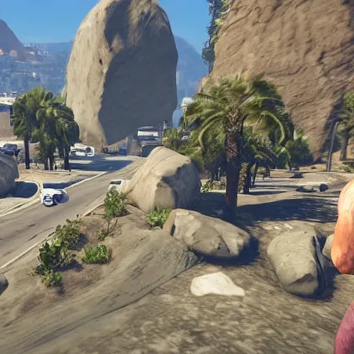 Image similar to the rock in gta