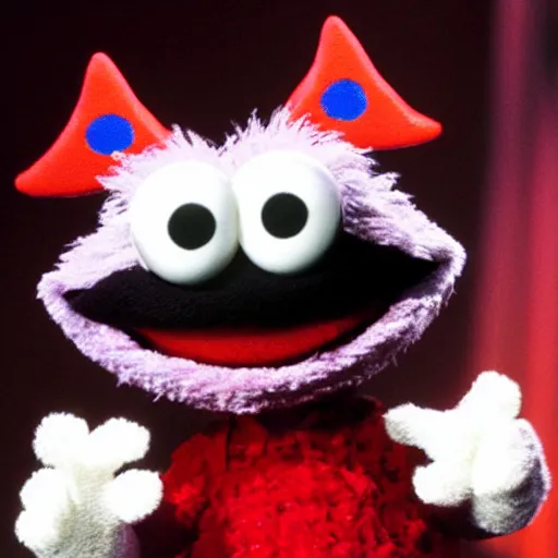 Image similar to devil muppet