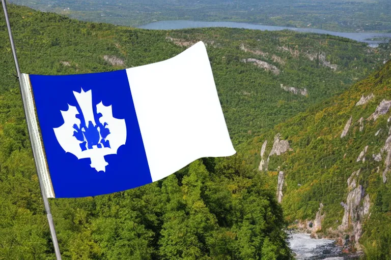 Image similar to flag of the Province of Quebec