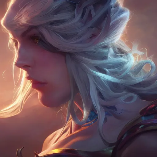 Image similar to perfectly - centered - portrait of league of legends, intricate, highly detailed, digital painting, artstation, concept art, smooth, sharp focus, illustration, unreal engine 5, 8 k, art by artgerm and greg rutkowski and alphonse mucha