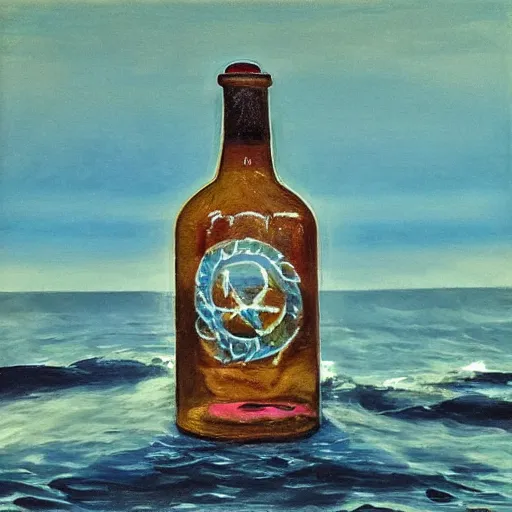 Image similar to bottle sea