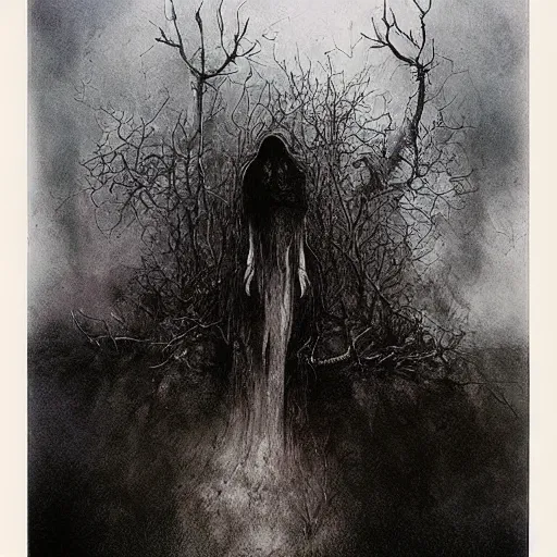 Prompt: Art by Stephen Gammell